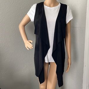 Standard Women’s Black Suede Vest